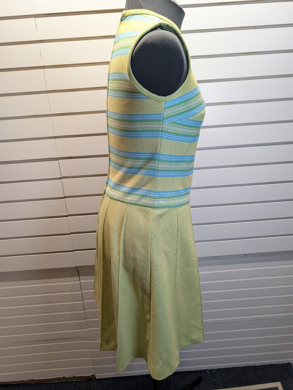 Vintage Sleeveless Stitch Pleat Tennis Dress Size M EUC - Picture 4 of 8